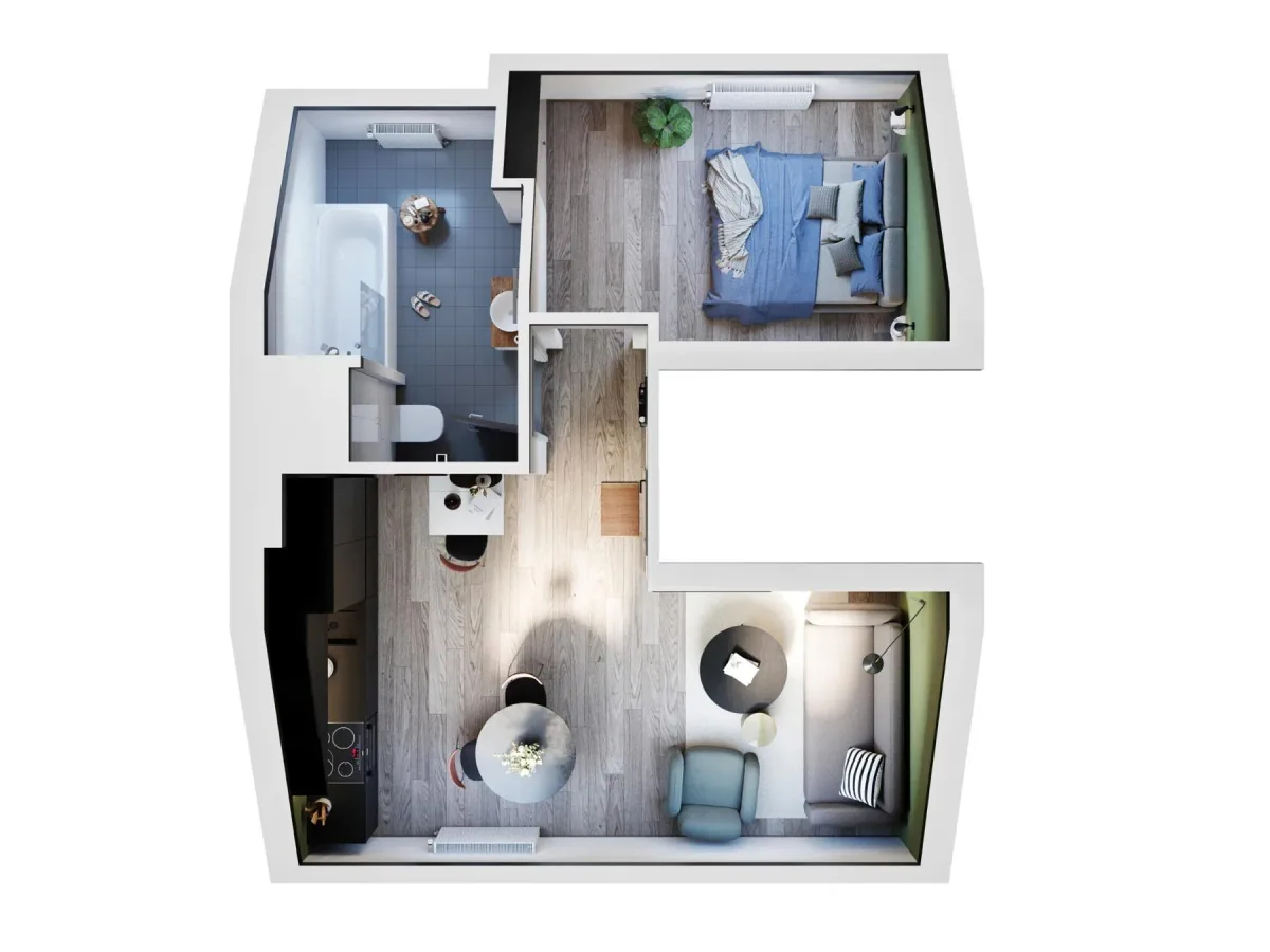 Flat n°9 - Chatelain — photo 11