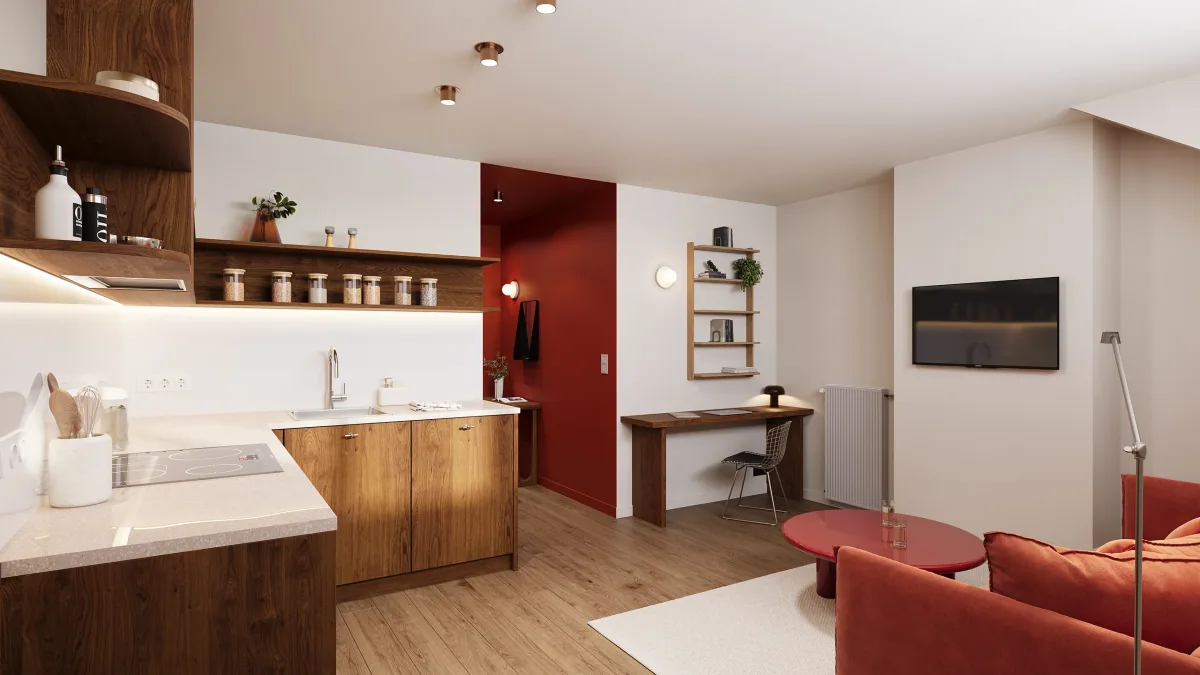 Room n°4.A - Dekeyn in 2-bedroom Duplex — photo 2