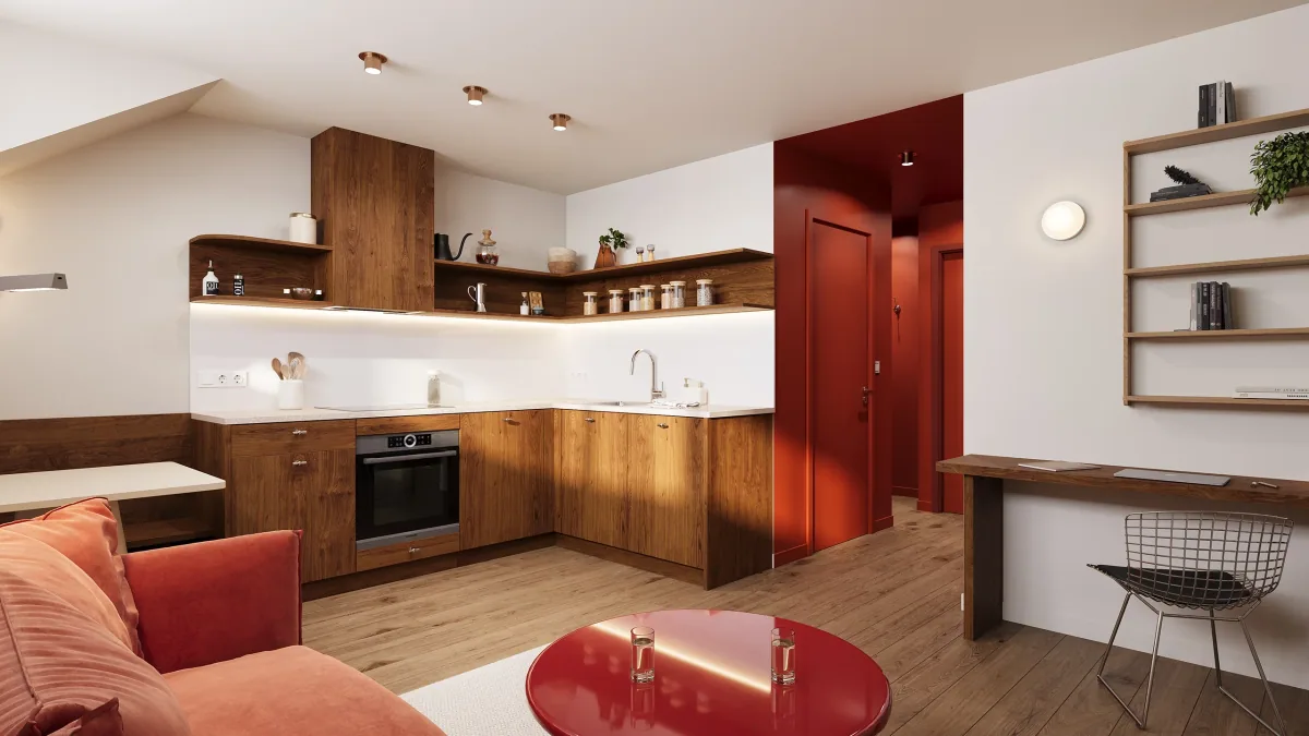 Room n°4.A - Dekeyn in 2-bedroom Duplex — photo 3