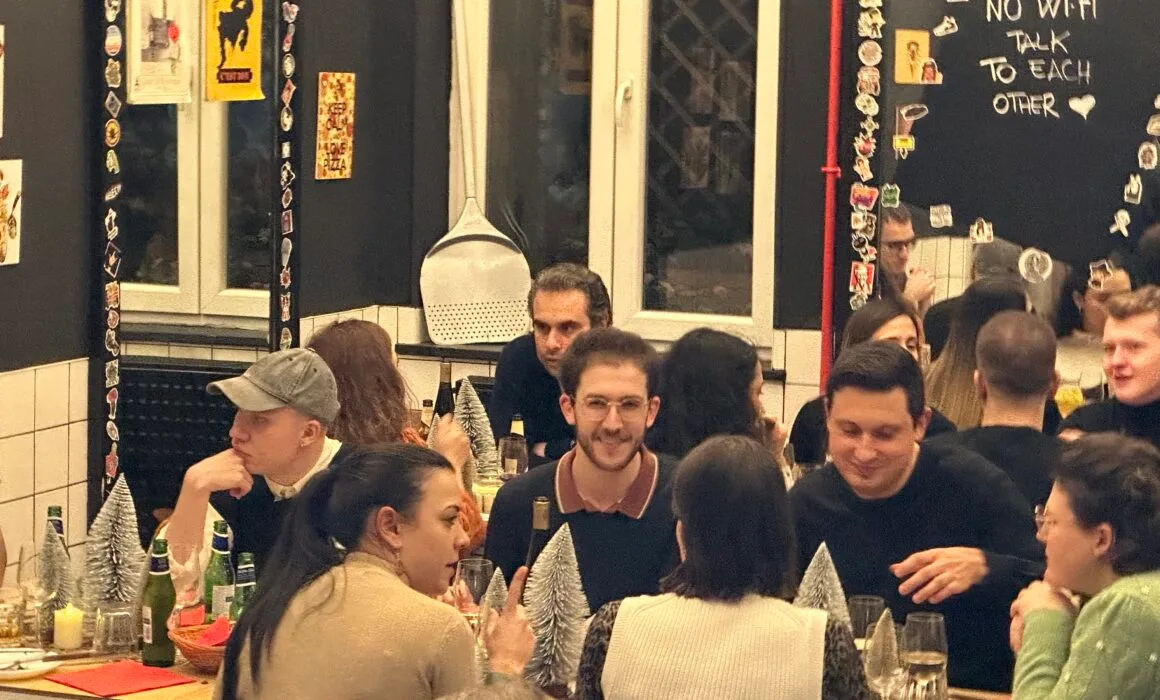 Good times at our La Bottega de la pizza party!